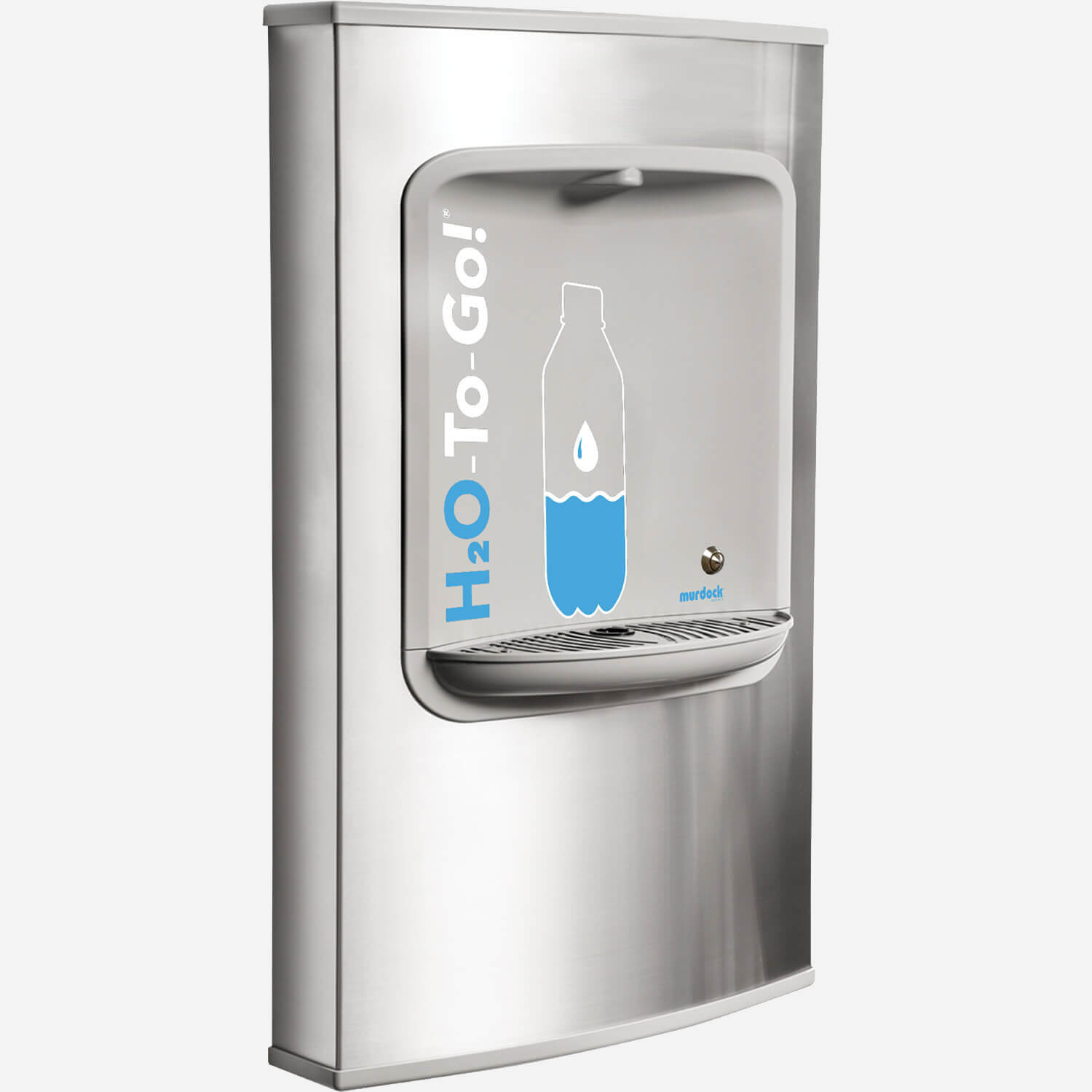 H2O-to-Go!® Push Button Water Refill Station - Murdock Manufacturing